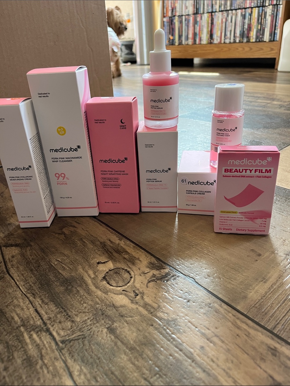 Medicube Pink Skincare Set – Hydrating Serum & Beauty Film